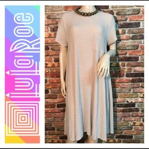 💐 New Lularoe Carly Chevron Shimmer  Dress💐